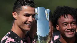 Cristiano Ronaldo y Juan Guillermo Cuadrado, juntos en la Juventus de Italia.