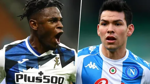 Duván Zapata e Hirving Lozano (Imagen: Getty)