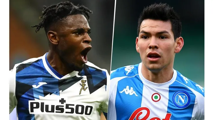 Duván Zapata e Hirving Lozano (Imagen: Getty)