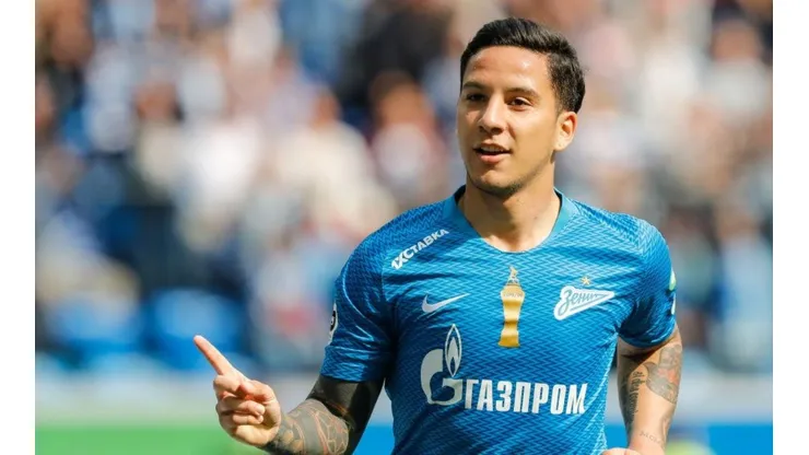 Sebastián Driussi en el fútbol de Rusia.