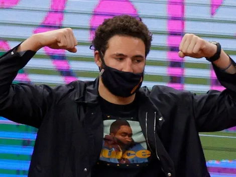 La foto que ilusiona a todos los Warriors: Klay Thompson, en el calentamiento