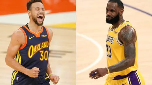 Stephen Curry y LeBron James