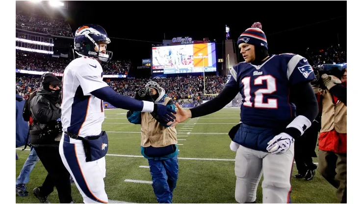 Tom Brady y Peyton Manning (Foto: Getty)