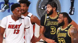 Miami Heat y Los Angeles Lakers
