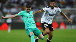 Ezequiel Garay en Valencia, su último equipo.