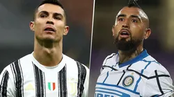 Cristiano Ronaldo y Arturo Vidal (Imagen: Getty)