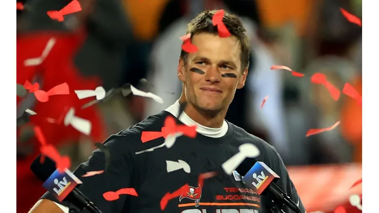 Tom Brady en el Super Bowl LV