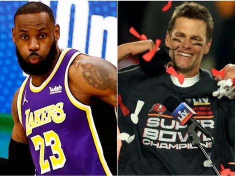 LeBron James se rindió ante Tom Brady y celebró el triunfo de Buccaneers