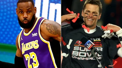 LeBron James festeja victoria de Tom Brady con Tampa Bay Buccaneers.