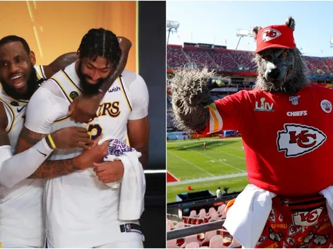 Celos en los Lakers: LeBron envidia a Davis por lo que comerá en el Super Bowl