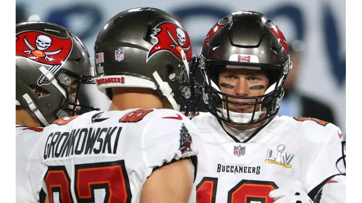 Rob Gronkowski y Tom Brady