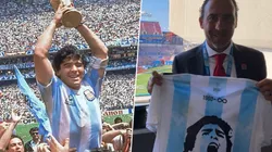 El homenaje de Martín Gramática a Diego Mardona