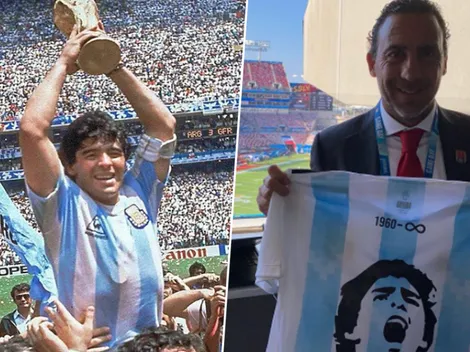 Martín Gramática recordó a Diego Maradona en el Super Bowl