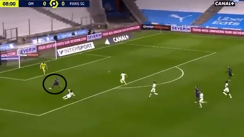 El buen gol de Kylian Mbappé.