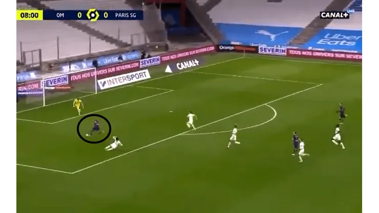 El buen gol de Kylian Mbappé.