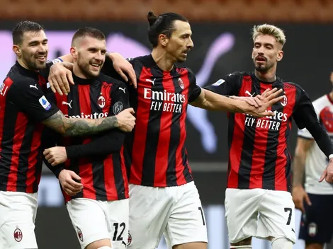 Milan goleó al Crotone con dos goles de Zlatan y sigue puntero en la Serie A
