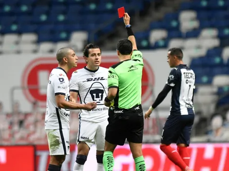 Alan Mozo ve la roja tras una terrorífica falta sobre Ponchito González