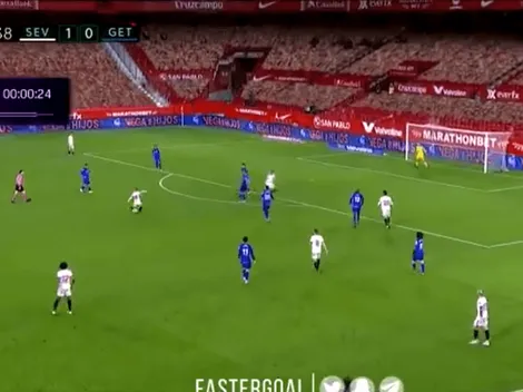 Papu Gómez hizo su primer gol con Sevilla ¡y fue un golazo espectacular!