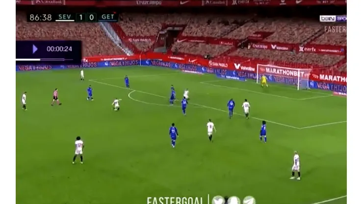 Papu Gómez hizo su primer gol con Sevilla ¡y fue un golazo espectacular!