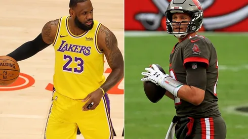 LeBron James y Tom Brady