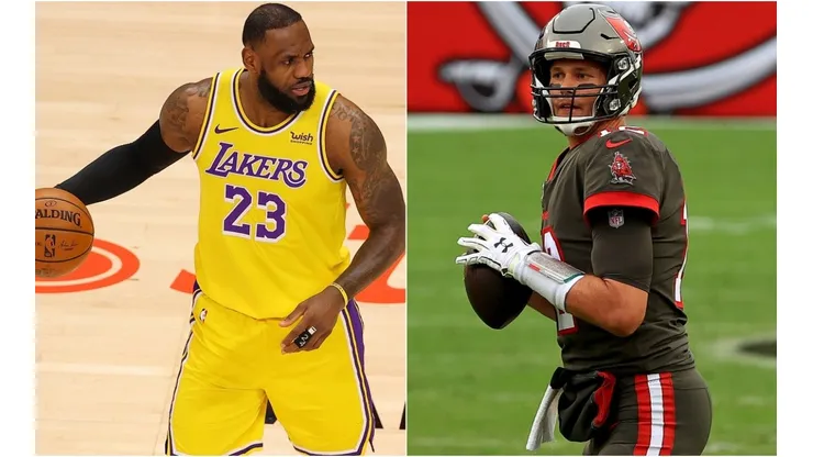LeBron James y Tom Brady