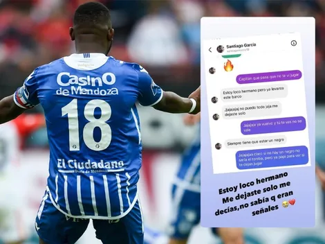 El chat que publicó Jaime Ayoví con el Morro García: "Estoy loco, hermano"