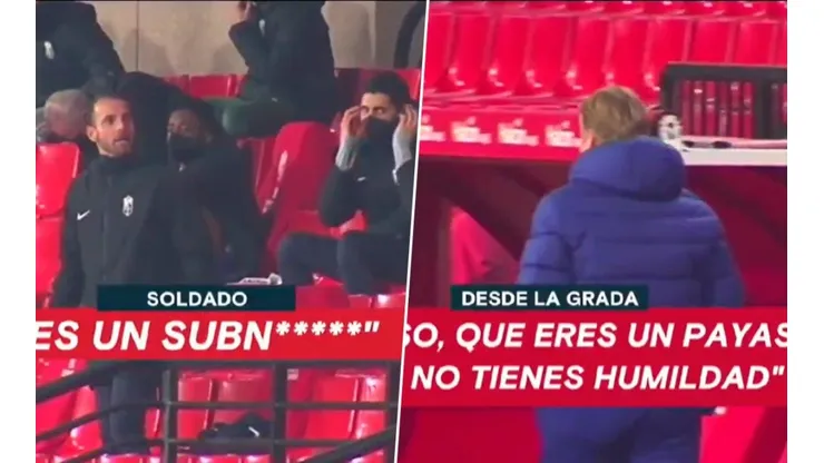Video: un jugador del Granada explotó y trató a Koeman de "subnormal"