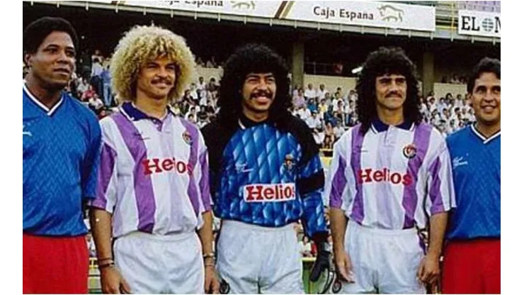 René Higuita y Francisco Maturana en Valladolid.