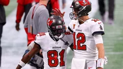 Tom Brady con uno de sus aliados fundamentales (Foto: Getty)