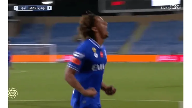 André Carrillo anotó el 2-1 parcial del Al Hilal.