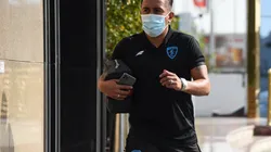 Christian Cueva concentro, fue convocado e ingresó en la segunda mitad.