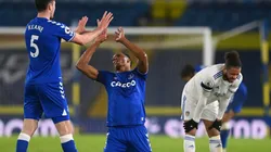 Yerry Mina y su gran partido ante el Leeds United en la Premier League.