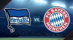Hertha Berlín vs. Bayern Múnich, Bundesliga.
