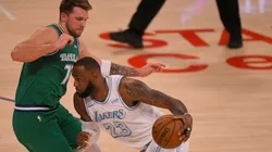 LeBron James y Luka Doncic (Foto: Getty)