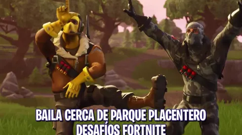 Desafíos Fortnite: Baila cerca de Parque Placentero [SOLUCIÓN]