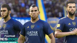 La nueva camiseta de Boca llega al PES 2021 en el Data Pack 4.0
