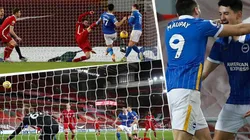 Steven Alzate anotó su primer gol en Premier League con el Brighton ante el Liverpool.