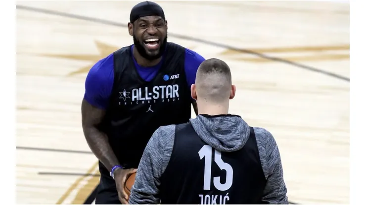LeBron James y Nikola Jokic, NBA