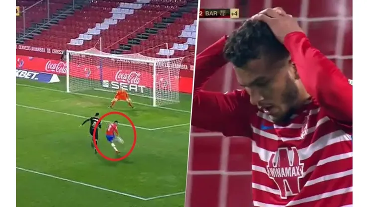 Luis Suárez pudo eliminar al Barcelona, pero era el colombiano y se la comió