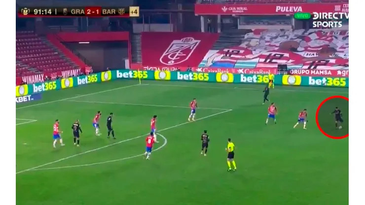 Video: Messi metió un pase milimétrico y Jordi Alba lo empató en el 92'