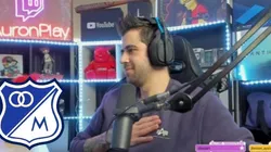 Lo volvió a hacer: Auronplay demostró de nuevo su cariño y respeto por Millonarios