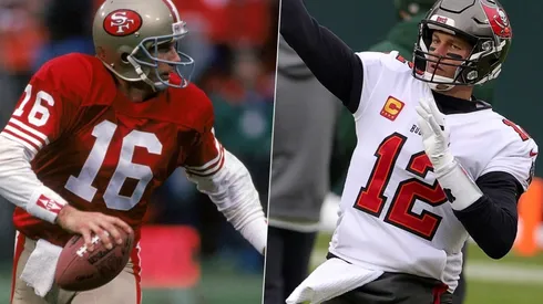 Joe Montana y Tom Brady