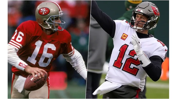 Joe Montana y Tom Brady