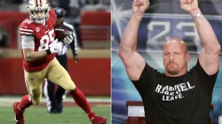 George Kittle y Stone Cold Steve Austin