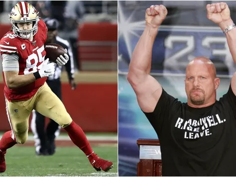George Kittle recibe la sorpresa de su vida gracias a leyenda de WWE