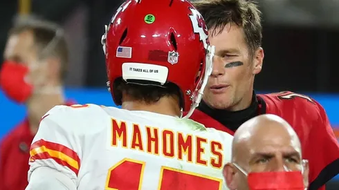 Patrick Mahomes y Tom Brady