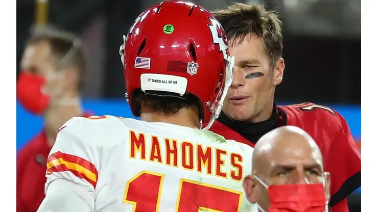 Patrick Mahomes y Tom Brady