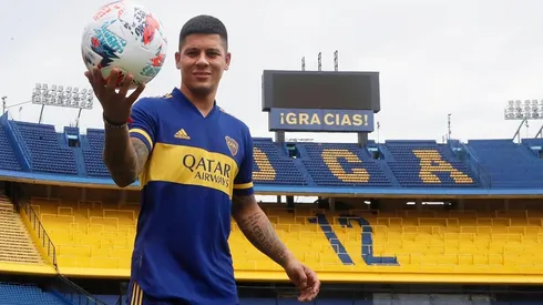 Rojo rechazó la propuesta de River y terminó en Boca (Foto: @BocaJrsOficial)