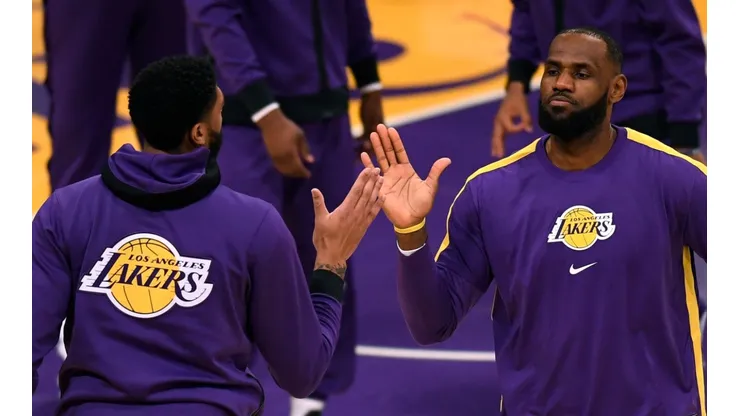 Anthony Davis y LeBron James