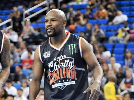 El día que noquearon a Mayweather en un partido de básquet